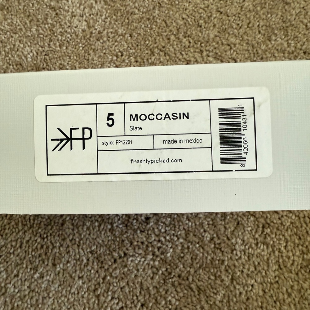 Freshly Picked Moccasin - Slate Gray